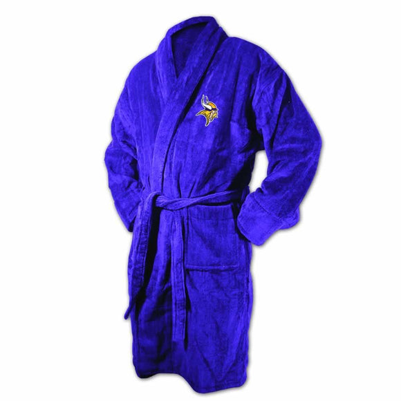 Minnesota Vikings Purple Terrycloth Bathrobe-Bathrobe-Wincraft-Top Notch Gift Shop