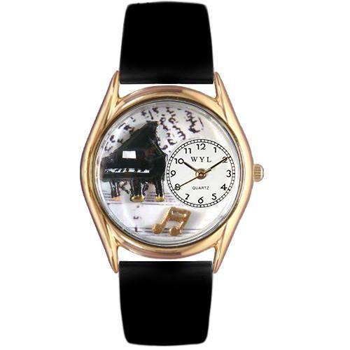 Music Piano Watch Small Gold Style-Watch-Whimsical Gifts-Top Notch Gift Shop