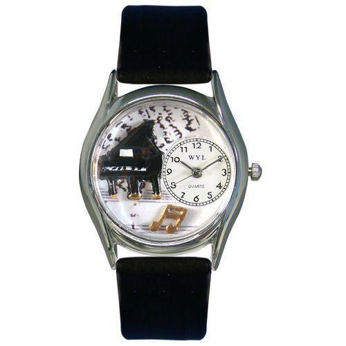 Music Piano Watch Small Silver Style-Watch-Whimsical Gifts-Top Notch Gift Shop