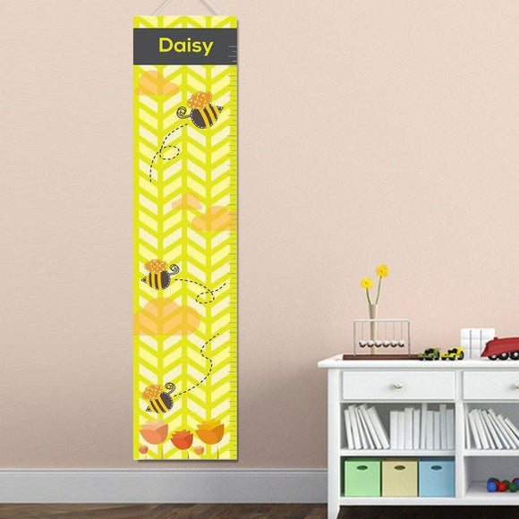 Honey Bees Personalized Growth Chart-Height Chart-JDS Marketing-Top Notch Gift Shop