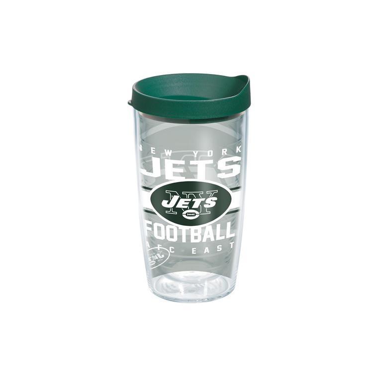 New York Jets Gridiron 16 oz. Tervis Tumbler with Lid - (Set of 2)-Tumbler-Tervis-Top Notch Gift Shop
