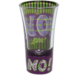 "No" Party Shot Glass by Lolita®-Shot Glass-Designs by Lolita® (Enesco)-Top Notch Gift Shop