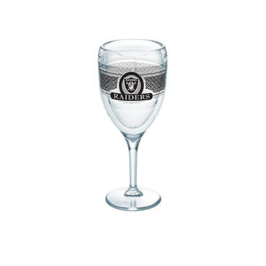 Oakland Raiders 9 oz. Tervis Wine Glass - (Set of 2)-Wine Glass-Tervis-Top Notch Gift Shop