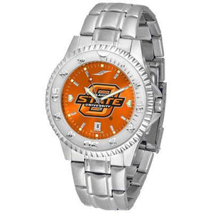Oklahoma State Cowboys Competitor AnoChrome - Steel Band Watch-Watch-Suntime-Top Notch Gift Shop