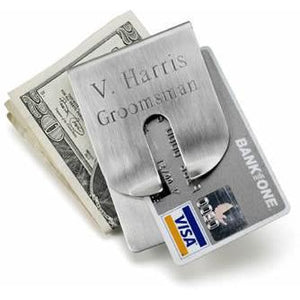Credit Card Holder with Money Clip - Personalized-Money Clip-JDS Marketing-Top Notch Gift Shop