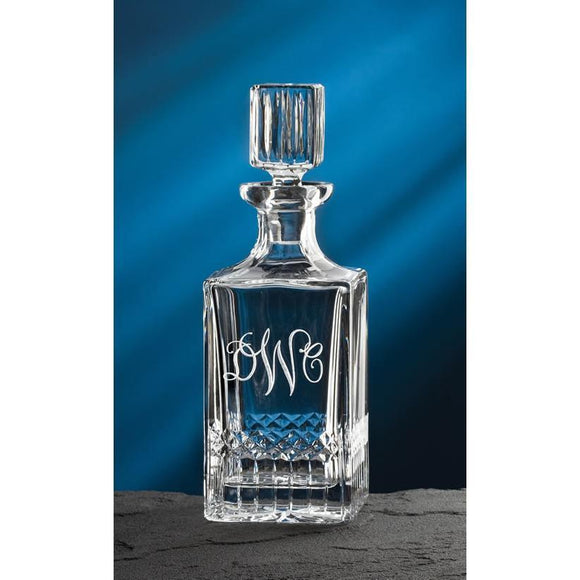 Personalized Exception Crystal Decanter-Decanter-J Charles-Top Notch Gift Shop