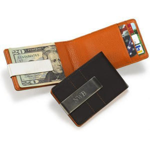 Executive Leather Personalized Wallet-Money Clip-Money Clip-JDS Marketing-Top Notch Gift Shop