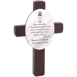 First Communion Cross Personalized-Cross-JDS Marketing-Top Notch Gift Shop