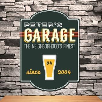 Garage Personalized Classic Tavern Sign-Tavern Sign-JDS Marketing-Top Notch Gift Shop