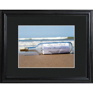 Message in a Bottle Print with Wood Frame-Wall Art-JDS Marketing-Top Notch Gift Shop