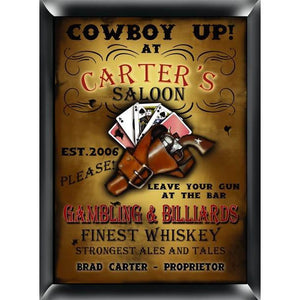 Traditional Saloon Personalized Tavern Sign-Tavern Sign-JDS Marketing-Top Notch Gift Shop