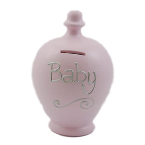 Pink New Baby Money Pot-Money Pot-Terramundi-Top Notch Gift Shop