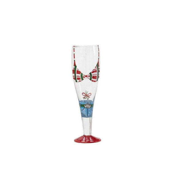 Redneck Christmas Sexy Pilsner Glass by Lolita®-Pilsner Glass-Designs by Lolita® (Enesco)-Top Notch Gift Shop
