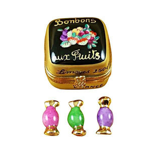 Bonbon with Three Candies Limoges Box by Rochard™-Limoges Box-Rochard-Top Notch Gift Shop