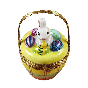 Bunny In Basket Limoges Box by Rochard™-Limoges Box-Rochard-Top Notch Gift Shop