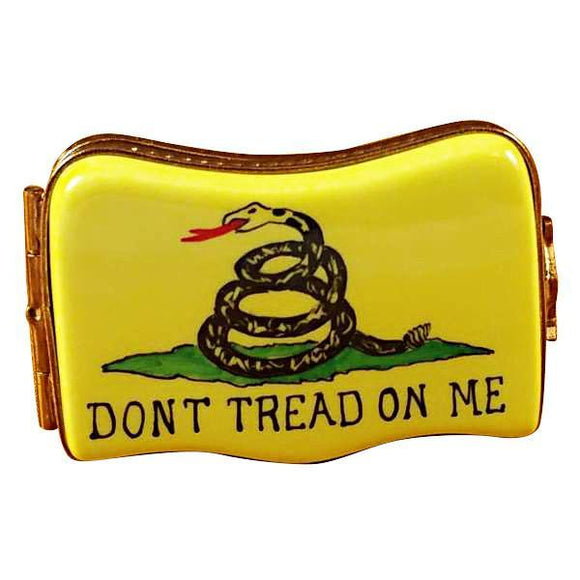 Don't Tread On Me Flag Limoges Box by Rochard™-Limoges Box-Rochard-Top Notch Gift Shop