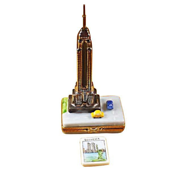 Empire State Bldg with Cars Limoges Box by Rochard™-Limoges Box-Rochard-Top Notch Gift Shop