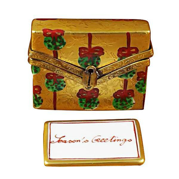 Envelope Season's Greetings Limoges Box by Rochard™-Limoges Box-Rochard-Top Notch Gift Shop