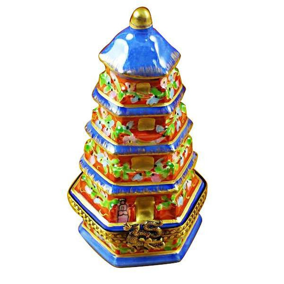Pagoda Limoges Box by Rochard™-Limoges Box-Rochard-Top Notch Gift Shop