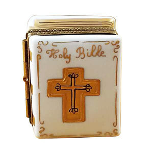 White Bible Limoges Box by Rochard™-Limoges Box-Rochard-Top Notch Gift Shop
