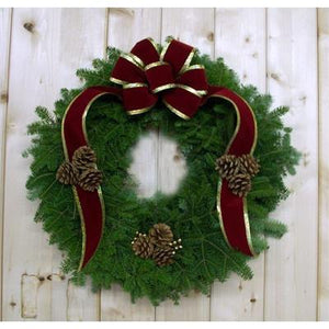 Rockefeller Center 24" Christmas Wreath-Wreath-Rockdale Wreaths-Top Notch Gift Shop