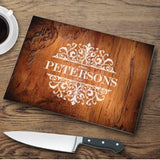 Rosewood Personalized Glass Cutting Board-Cutting Board-JDS Marketing-Top Notch Gift Shop