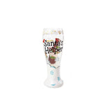 Santa's Helper Pilsner Glass by Lolita®-Pilsner Glass-Designs by Lolita® (Enesco)-Top Notch Gift Shop
