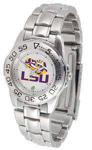 Louisiana State Tigers Ladies Steel Band Sports Watch-Watch-Suntime-Top Notch Gift Shop