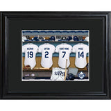 Tampa Bay Rays Personalized Locker Room Print with Matted Frame-Print-JDS Marketing-Top Notch Gift Shop
