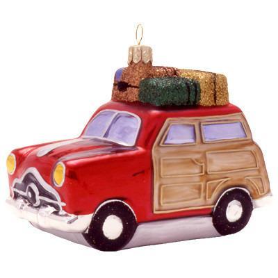 Travel Wagon Christmas Ornament-Ornament-Landmark Creations-Top Notch Gift Shop
