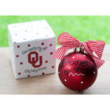 University of Oklahoma Christmas Ornament-Ornament-Coton Colors-Top Notch Gift Shop