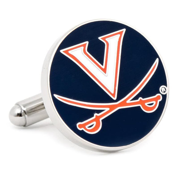 University of Virginia Cavaliers Enamel Cufflinks-Cufflinks-Cufflinks, Inc.-Top Notch Gift Shop