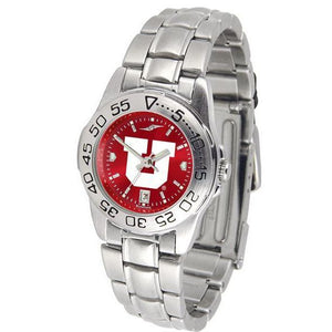 Utah Utes Ladies AnoChrome Steel Band Sports Watch-Watch-Suntime-Top Notch Gift Shop