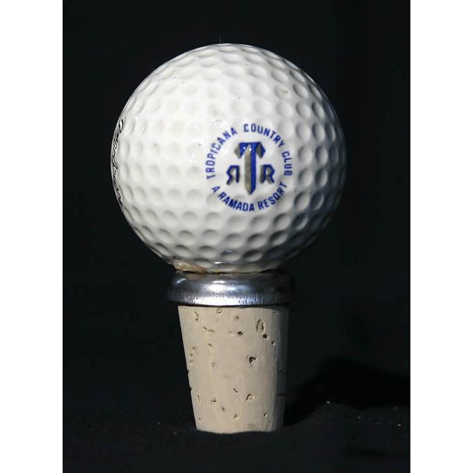 Vintage Golf Ball Wine Bottle Stopper-Bottle Stopper-KnobStoppers-Top Notch Gift Shop