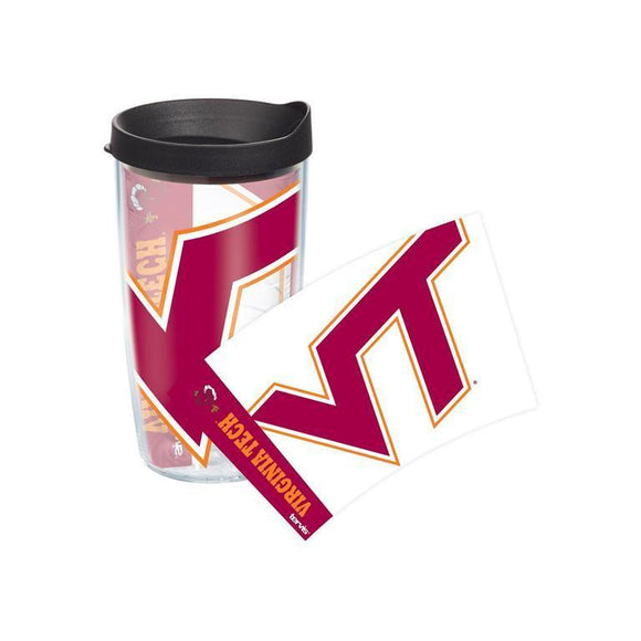 Virginia Tech Colossal 16 oz. Tervis Tumbler with Lid - (Set of 2)-Tumbler-Tervis-Top Notch Gift Shop