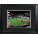 Washington Nationals Personalized Ballpark Print with Matted Frame-Print-JDS Marketing-Top Notch Gift Shop