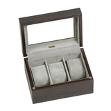 Granby Glass Top Wooden Watch Box in Mahogany Finish-Watch Box-Mele & Co.-Top Notch Gift Shop