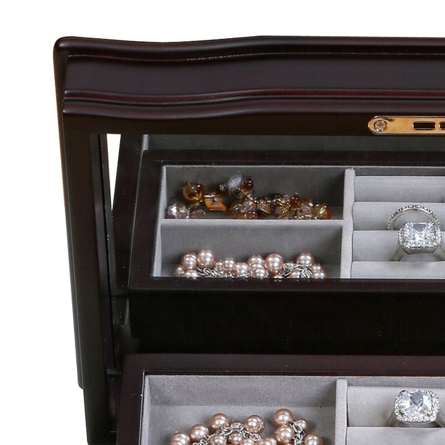 Davina Locking Jewelry Box-Jewelry Box-Mele & Co.-Top Notch Gift Shop