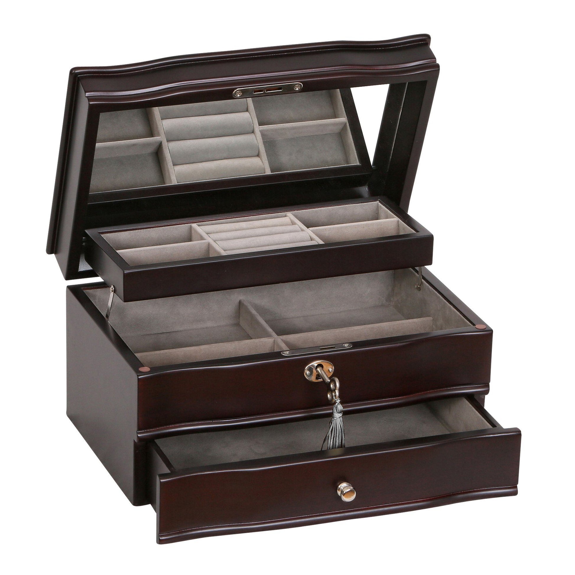 Davina Locking Jewelry Box-Jewelry Box-Mele & Co.-Top Notch Gift Shop