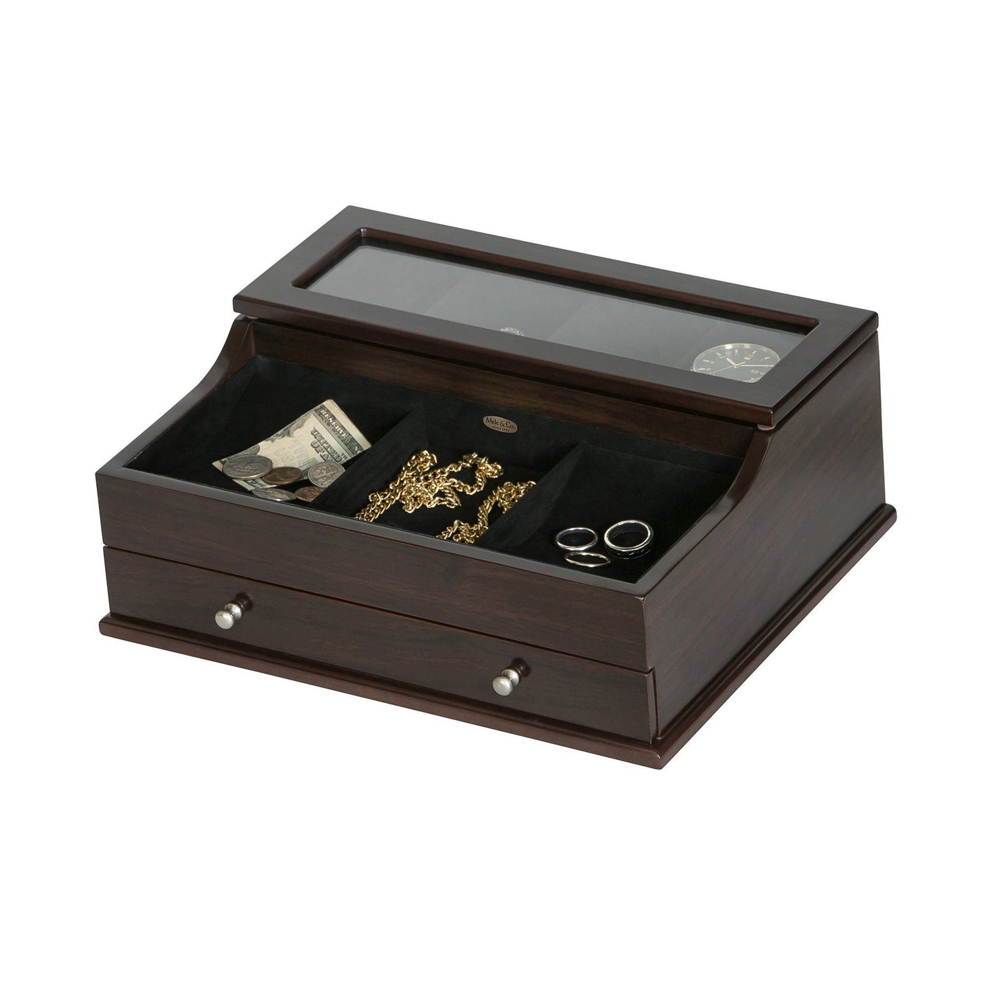 Hampden Mens Jewelry Box-Jewelry Box-Mele & Co.-Top Notch Gift Shop