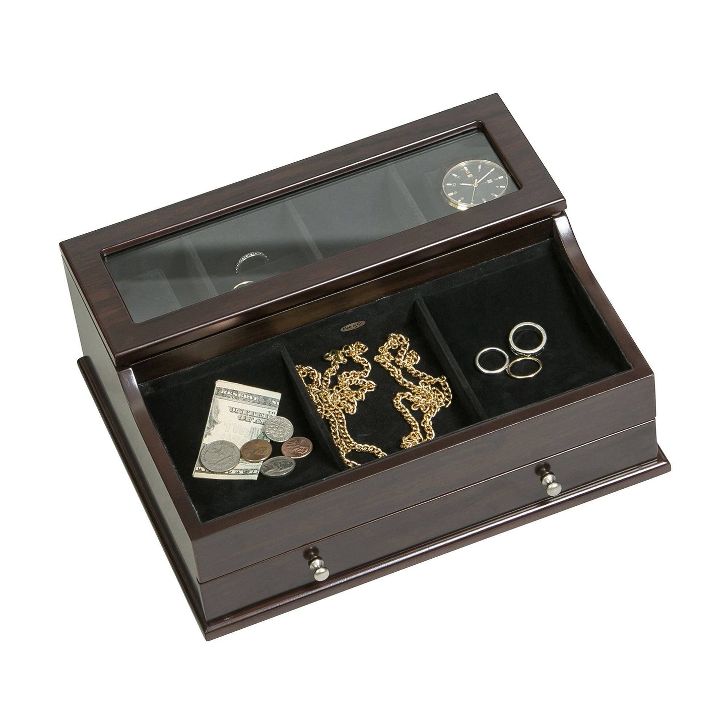 Hampden Mens Jewelry Box-Jewelry Box-Mele & Co.-Top Notch Gift Shop