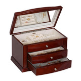 Georgia Wooden Jewelry Box in Walnut Finish-Jewelry Box-Mele & Co.-Top Notch Gift Shop