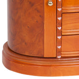 Trinity Upright Jewelry Box in Burlwood Oak-Jewelry Box-Mele & Co.-Top Notch Gift Shop