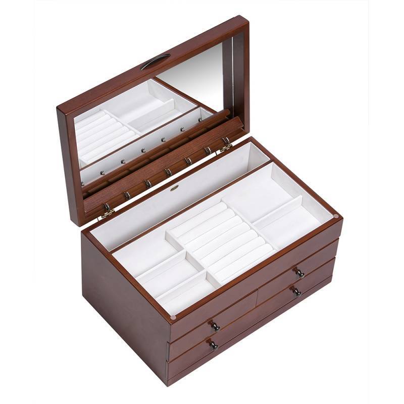 Fairhaven Wooden Jewelry Box-Jewelry Box-Mele & Co.-Top Notch Gift Shop