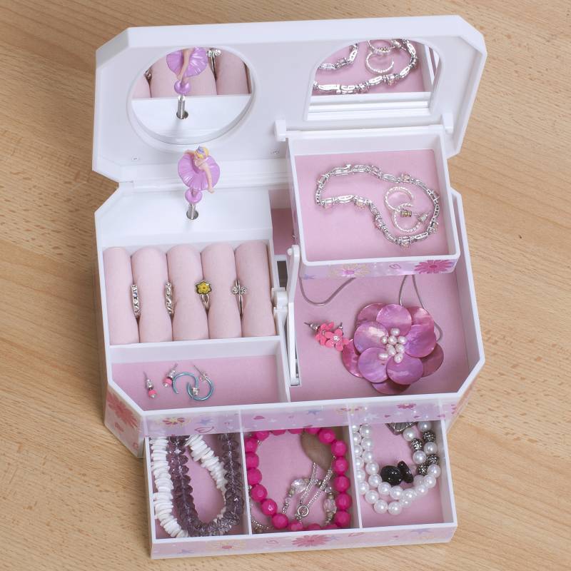 Hayley Musical Ballerina Jewelry Box-Jewelry Box-Mele & Co.-Top Notch Gift Shop