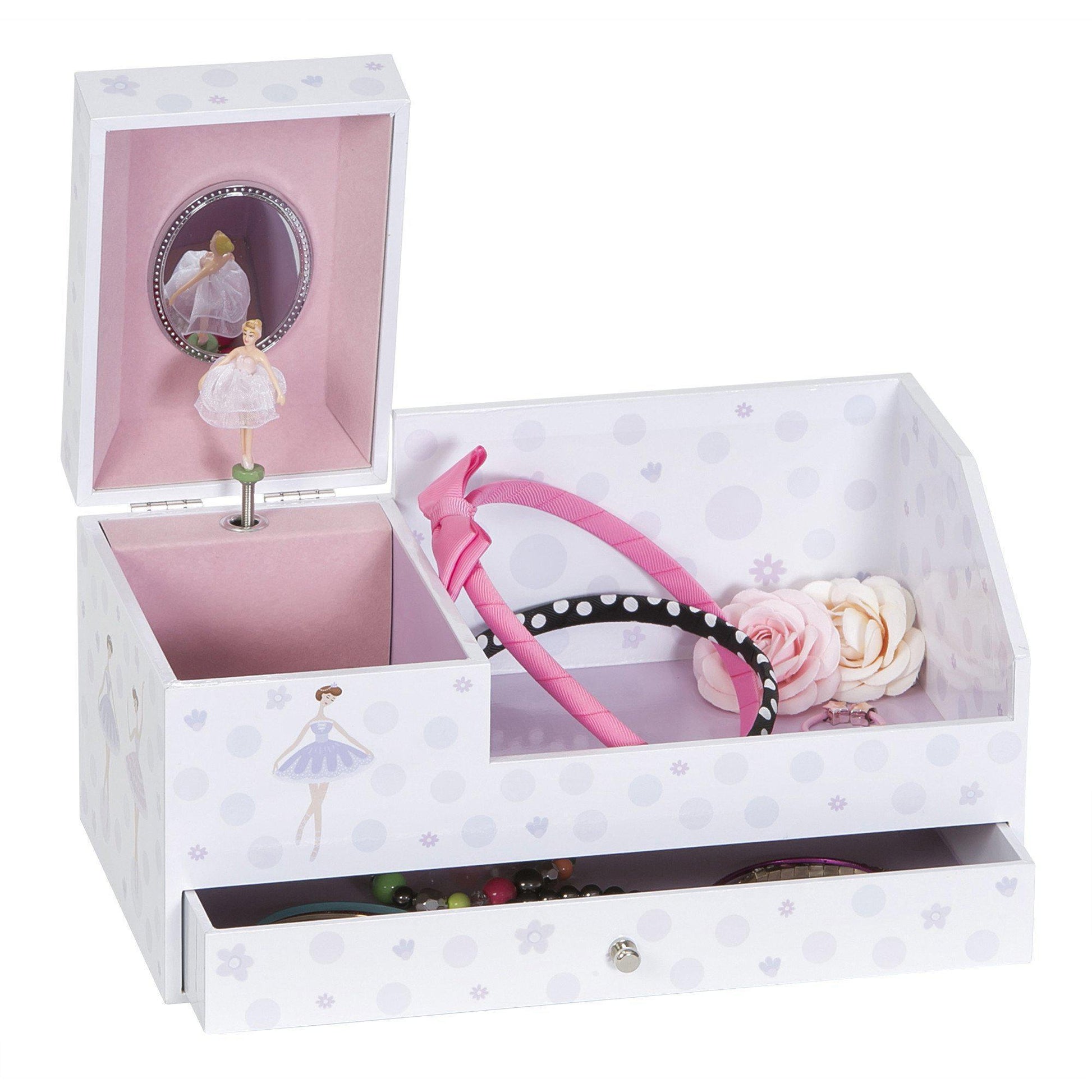 Bethany Girl's Musical Ballerina Jewelry Box & Organizer-Jewelry Box-Mele & Co.-Top Notch Gift Shop