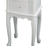 "Alexis" Jewelry Armoire in Eggshell Finish-Jewelry Box-Mele & Co.-Top Notch Gift Shop