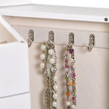 Hadley Wooden Jewelry Armoire in White-Jewelry Box-Mele & Co.-Top Notch Gift Shop