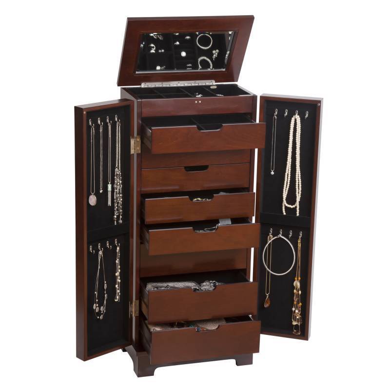 Lynwood Jewelry Armoire-Jewelry Box-Mele & Co.-Top Notch Gift Shop