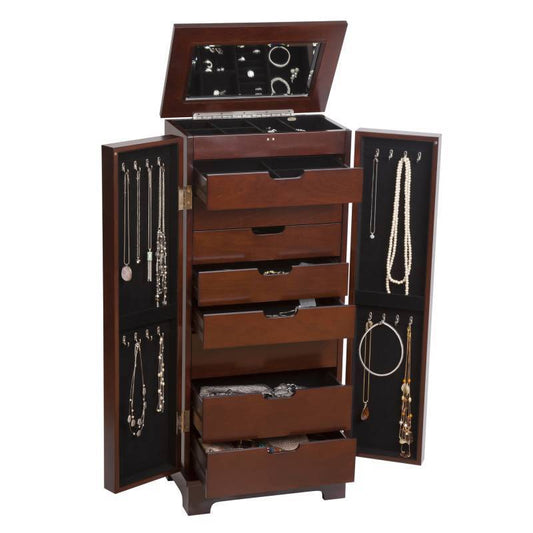 Lynwood Jewelry Armoire-Jewelry Box-Mele & Co.-Top Notch Gift Shop